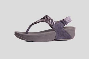 Fitflop Womens Flare Gray Fitness Sandals